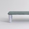 Small Green and White Marble Sunday Coffee Table by Jean-Baptiste Souletie, Image 3