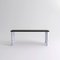 Large Black Wood and White Marble Sunday Dining Table by Jean-Baptiste Souletie 2