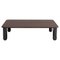 Medium Walnut and Black Marble Sunday Coffee Table by Jean-Baptiste Souletie, Image 1