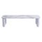 Small White Marble Sunday Coffee Table by Jean-Baptiste Souletie 1