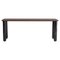Large Walnut and Black Marble Sunday Dining Table by Jean-Baptiste Souletie 1