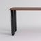 Large Walnut and Black Marble Sunday Dining Table by Jean-Baptiste Souletie, Image 3