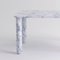 Medium White Marble Sunday Dining Table by Jean-Baptiste Souletie, Image 3