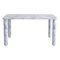 Medium White Marble Sunday Dining Table by Jean-Baptiste Souletie, Image 1