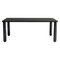 XLarge Black Wood and Black Marble Sunday Dining Table by Jean-Baptiste Souletie 1