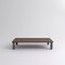 XLarge Walnut and Green Marble Sunday Coffee Table by Jean-Baptiste Souletie, Image 2