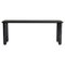 Large Black Wood and Black Marble Sunday Dining Table by Jean-Baptiste Souletie 1
