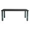 Xlarge Black Wood and Green Marble Sunday Dining Table by Jean-Baptiste Souletie 1