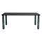 Xlarge Black Wood and Green Marble Sunday Dining Table by Jean-Baptiste Souletie, Image 1