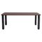XLarge Walnut and Black Marble Sunday Dining Table by Jean-Baptiste Souletie 1