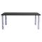 XLarge Black Wood and White Marble Sunday Dining Table by Jean-Baptiste Souletie 1