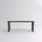 Large Walnut and Green Marble Sunday Dining Table by Jean-Baptiste Souletie 2