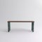 Large Walnut and Green Marble Sunday Dining Table by Jean-Baptiste Souletie, Image 2