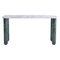 Small White and Green Marble Sunday Dining Table by Jean-Baptiste Souletie 1