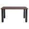 Medium Walnut and Black Marble Sunday Dining Table by Jean-Baptiste Souletie, Image 1