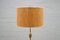 Vintage Italian Brass & Bamboo Floor Lamp, Image 4