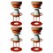 High Colorful Tembo Stool by Note Design Studio, Set of 4, Image 1