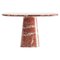 Rosso Francia Wedge Table by Marmi Serafini, Image 1