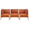 Natural and Orange Stand by Me Sofa with Pillows by Storängen Design 1