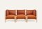 Natural and Orange Stand by Me Sofa with Pillows by Storängen Design 2