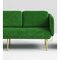 Large Green Alce Sofa and Ottomans by Pepe Albargues, Set of 3 3