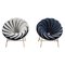 Quetzal Armchairs in Gray and Blue by Pepe Albargues, Set of 2 1