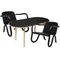 Kolho Original Coffee Table and Lounge Chairs in Black by Made by Choice, Set of 3, Image 2