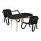 Kolho Original Coffee Table and Lounge Chairs in Black by Made by Choice, Set of 3 1