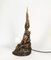 Khaos Bronze Sculptural Table Lamp by William Guillon 10