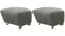 Grey Natural Oak Hallingdal the Tired Man Footstools by Lassen, Set of 2, Image 2