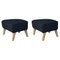 Set of Natural Oak Raf Simons Vidar 3 My Own Chair Footstools by Lassen 1