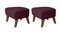 Smoked Oak Raf Simons Vidar 3 My Own Chair Footstool by Lassen, Set of 2, Image 2