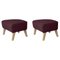 Natural Oak Raf Simons Vidar 3 My Own Chair Footstool by Lassen, Set of 2 1