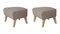 Set of Raf Simons Vidar My Own Chair Footstools from Lassen 2