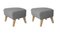 Natural Oak Raf Simons Vidar 3 My Own Chair Footstool by Lassen, Set of 2, Image 2