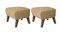 Smoked Oak Raf Simons Vidar 3 My Own Chair Footstool by Lassen, Set of 2, Image 2