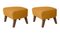 Smoked Oak Raf Simons Vidar 3 My Own Chair Footstool by Lassen, Set of 2, Image 2