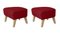 Natural Oak Raf Simons Vidar 3 My Own Chair Footstool by Lassen, Set of 2 2