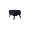 Blue and Smoked Oak Raf Simons Vidar 3 My Own Chair Footstools by Lassen, Set of 2, Image 3