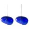 Planetoide Saiki Blue Pendants by Eloa, Set of 2 1