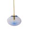 Lámparas colgantes Planetoide Vesta en azul acero de Eloa. Juego de 2, Imagen 5