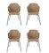 Brown Jupiter Chairs by Lassen, Set of 4, Image 2