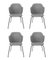 Grey Jupiter Lassen Chairs by Lassen, Set of 4 2