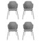 Grey Jupiter Lassen Chairs by Lassen, Set of 4, Image 1