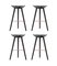 Black Beech and Copper Bar Stools by Lassen, Set of 4 2