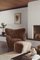 Set of Honey Smoked Oak Sheepskin the Tired Man Footstools by Lassen 6