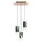 One Green Trio Hanging Lamp by Formaminima, Image 1