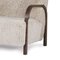 Moonlight Sheepskin Arch Two-Seater Sofa by Mazo Design 3