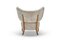 Moonlight Sheepskin Tmbo Lounge Chair by Mazo Design 5
