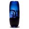 Jarrón Harvest Graal de vidrio en azul y negro de Tiina Sarapu, Imagen 1